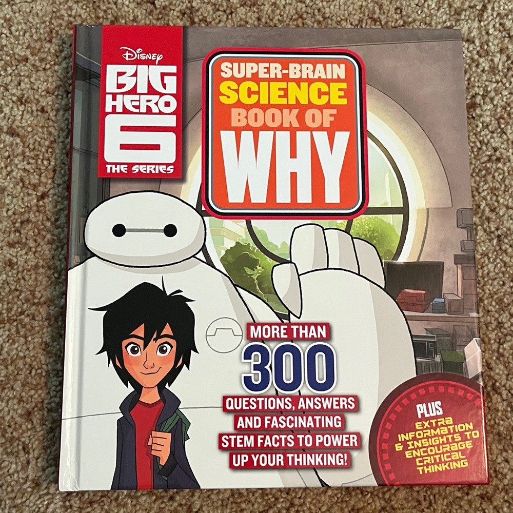 Disney Big Hero 6 Super-Brain Science Book of Why - Red and White